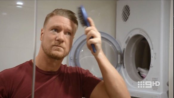 Hair today, gone tomorrow: Dean gets spruced up, but not for his 'wife'. 