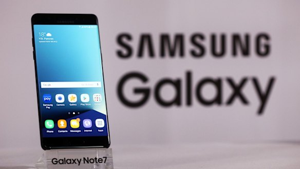 The Galaxy Note7 went on sale in Australia last month. 