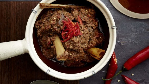 Patience is the key to a good beef rendang.