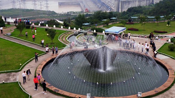 Wild at heart ... the massive Three Gorges Dam in Yichang, Hubei.