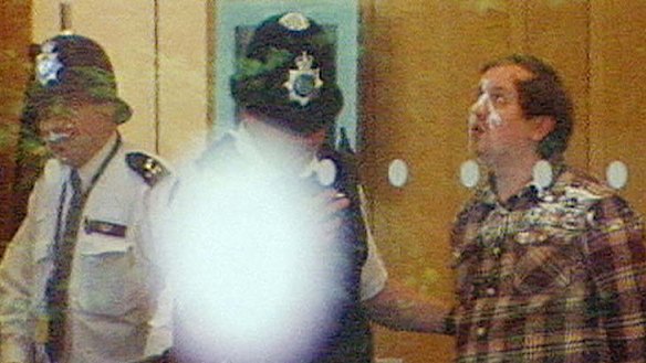 Protest ...  police arrest Jonnie Marbles.