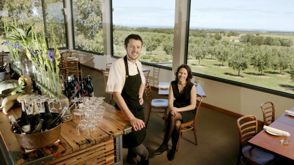 Aaron and Astrid Turner at their Drysdale restaurant.