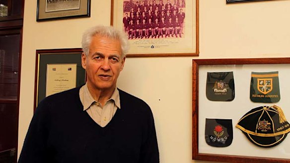 Tony Abrahams, pictured at his home last week.