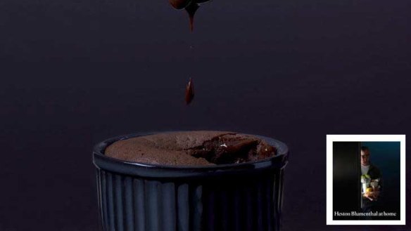 Liquid centre chocolate pudding.