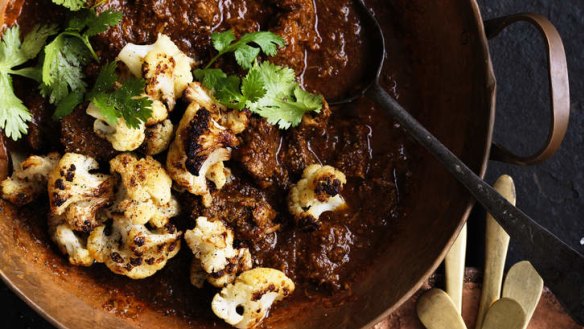 Flavour-packed: Beef tagine with fried cauliflower.