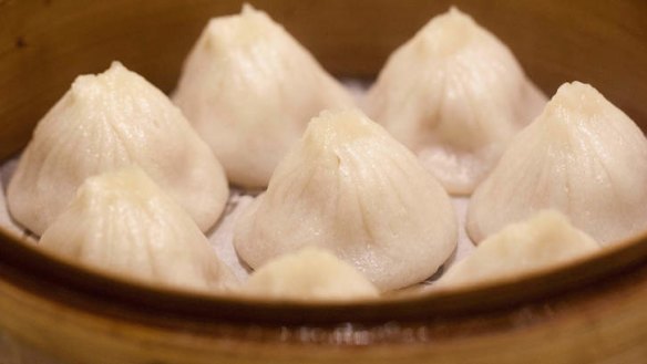 Xiao long bao (Shanghai steamed pork mini bun).