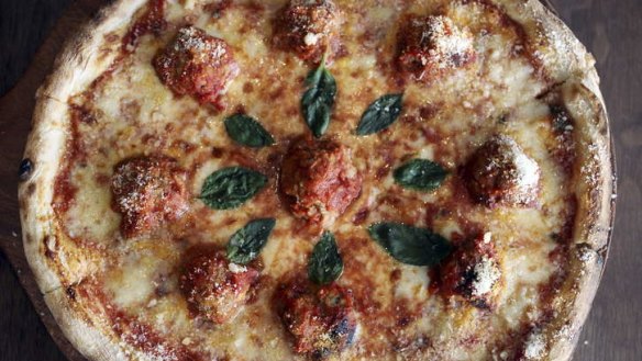 Polpette Pizza.