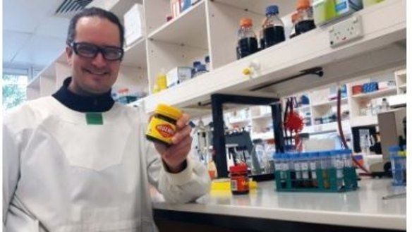 Yeast extract Vegemite alone cannot make beer, quashing rumours this was happening in Indigenous communities. However with sugar and 'live' yeast, it can, UQ researcher Dr Ben Schulz has shown.