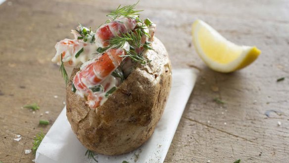 Steamier than ever: Baked potatoes are turning up on fine-dining menus.