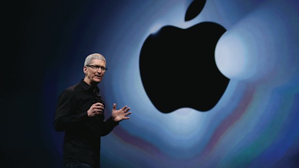 Apple's Tim Cook is "looking to do a big number, probably to show how liberal he is," Trump reckons