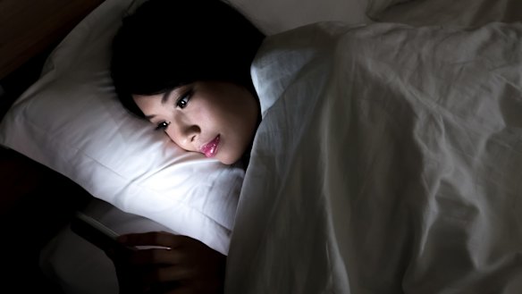 Using your phone in bed can interrupt your sleep, according to experts.