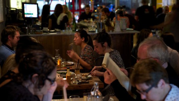 Diners at Hartsyard Restaurant in Newtown are allowed two hours to complete their meal.