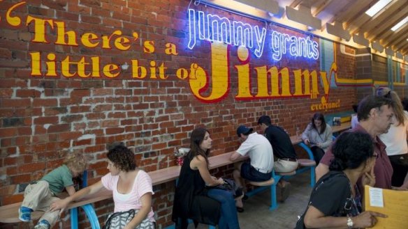 The interior of Jimmy Grants  in Ormond.