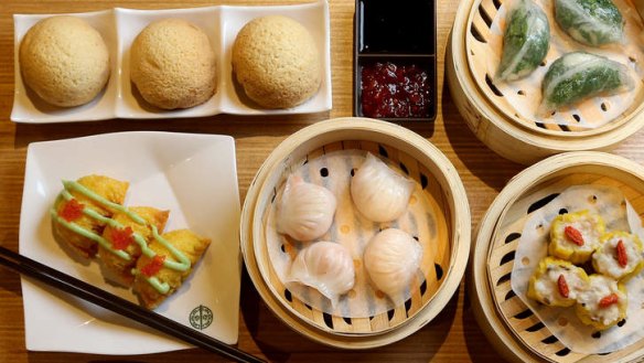 A selection of dim sum at Tim Ho Wan.