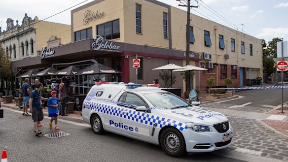 Mr Acquaro was murdered in St Phillip Street, the side street next to his Lygon Street cafe and gelateria Gelobar.