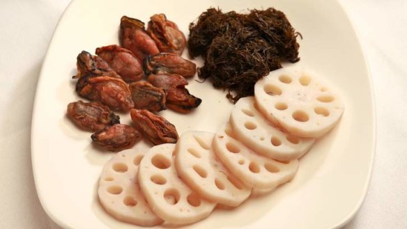 Fat choy, lotus root and dried oysters are all essential ingredients for Chinese New Year.