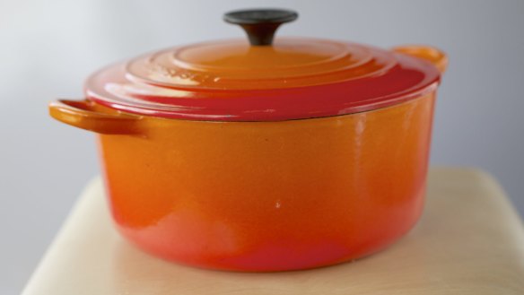 Le Creuset casserole dish for slow cooking