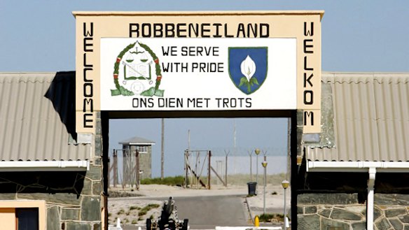 Sights to see ... the prison at Robben Island.
