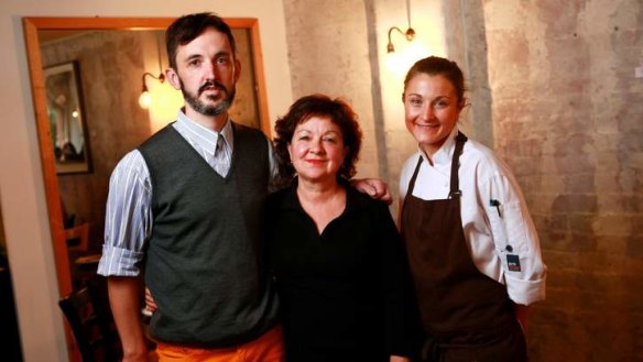 The team at Rosa's Kitchen (from L to R): Lazlo Evenhuis, Rosa Mitchell and Lucy David.