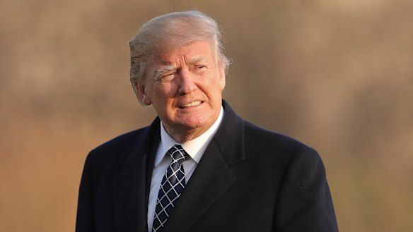 US President Donald Trump 