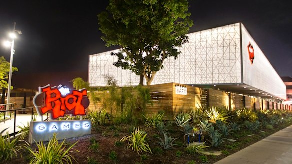 Riot headquarters in LA. The company has 17 offices and now employs more than 1000 people.