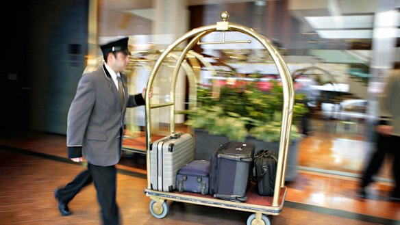 Service industries like tourism are benefiting from a lower Australian dollar.