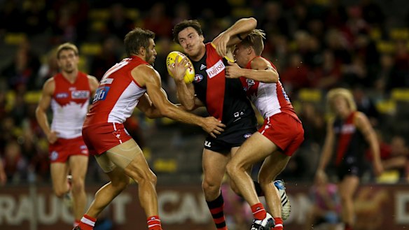 Hibberd said he felt like he was only "plodding along" near the end of his Bombers stint. 