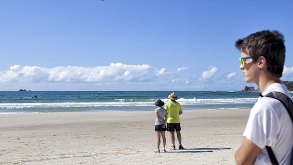 Search: Clarkes Beach in Byron Bay on Tuesday.