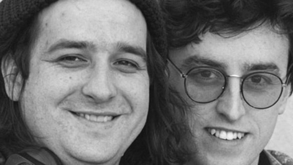 Fox FM's Mick Molloy and Tony Martin.