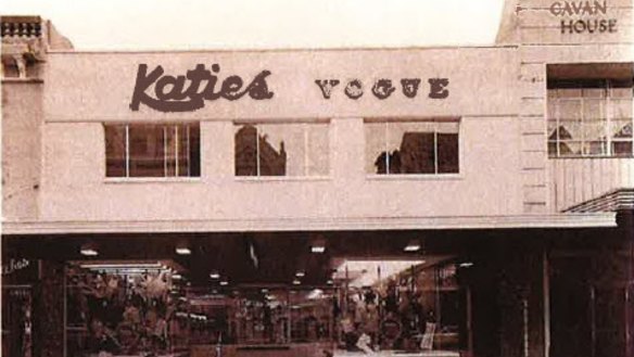 One of Katies first stores in Adelaide in the 1950s.