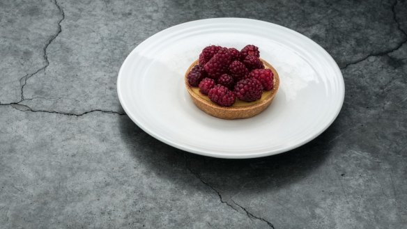Best of British: A loganberry tart from Lyle's.