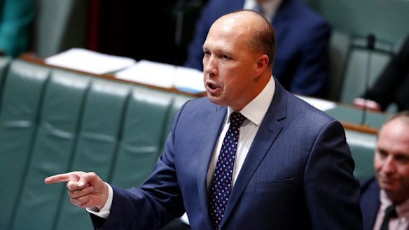 Immigration Minister Peter Dutton has repeatedly defended the visa changes.