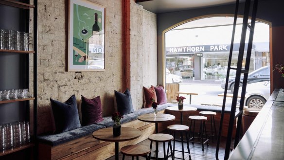 Pull up a stool and watch the world go by at East End Wine Bar.