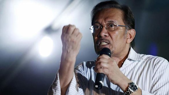 Malaysian opposition leader Anwar Ibrahim.