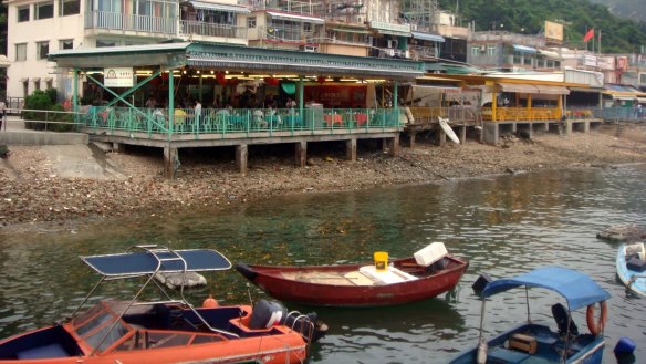 The Rainbow seafood restaurant on Lamma Island, Hong Kong.