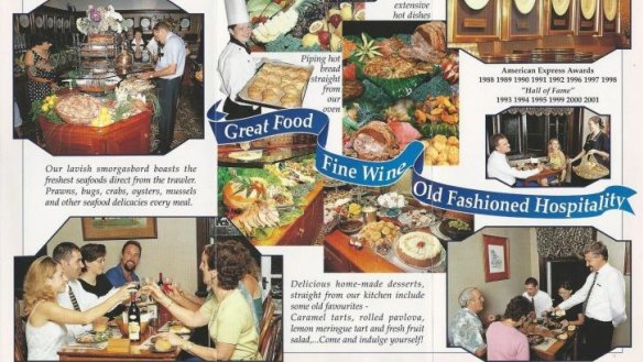 Tuck in: Weis' famous buffet and 'old fashioned hospitality'.