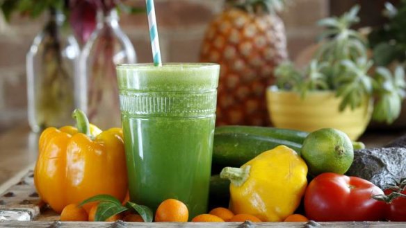 Healthy alternative: A daily green smoothie can give you a much-needed nutrient lift.