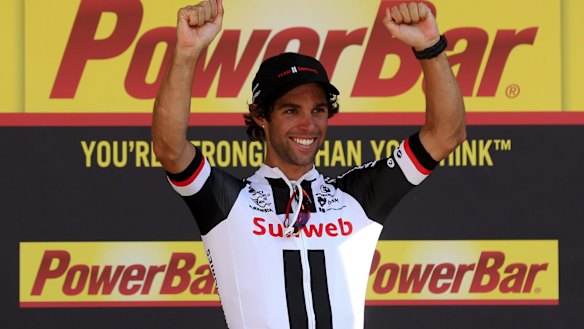 Seeing green: Michael Matthews.