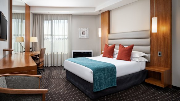 The room is extremely comfortable.