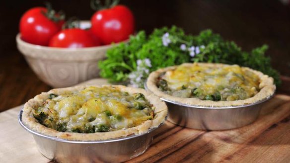 Homity vegetable pie was originally made during World War II by the British.