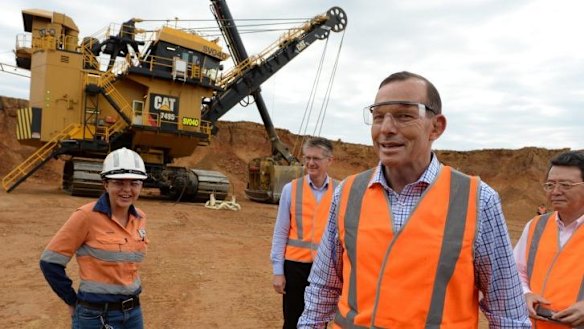 "Coal is essential for the prosperity of Australia": PM Tony Abbott.