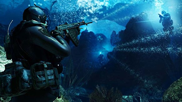 A screenshot from Call of Duty: Ghosts.