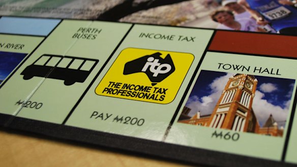 Advertisers all a board Perth Monopoly