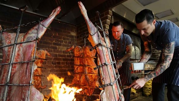 Fired up … Porteno's Ben Milgate and Elvis Abrahanowicz.