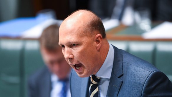 Home Affairs Minister Peter Dutton will have new powers under the laws.
