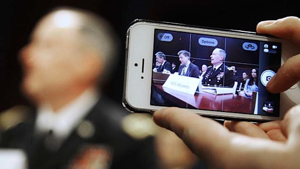 NSA director: General Keith Alexander testifies before a US House Permanent Select Committee.