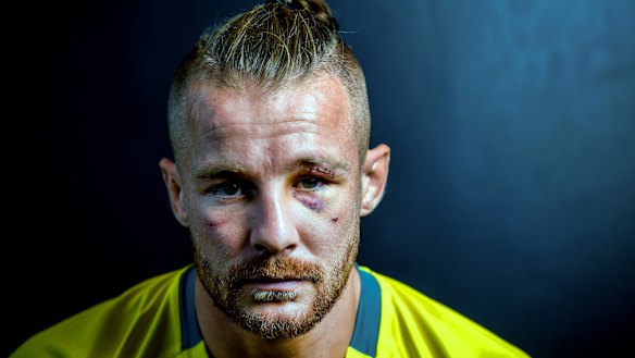 Determined: Tom Connor trained at night for a year before cracking the Australian sevens squad.