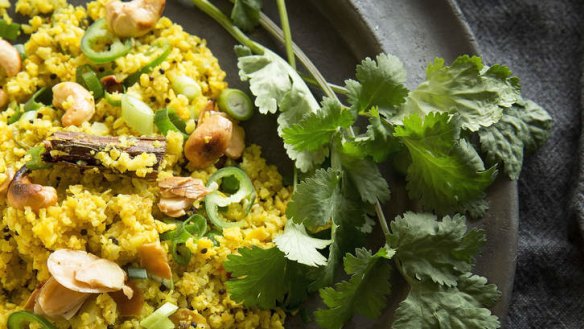 Light and steamy: Devotees of cauliflower rice say it's heaven for those who can't eat grains.