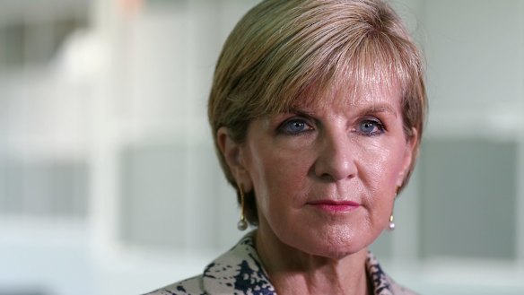 Australian Foreign Minister Julie Bishop
