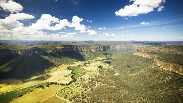 Rugged beauty ... the Capertee Valley is said to be almost a kilometre longer than the US's Grand Canyon.